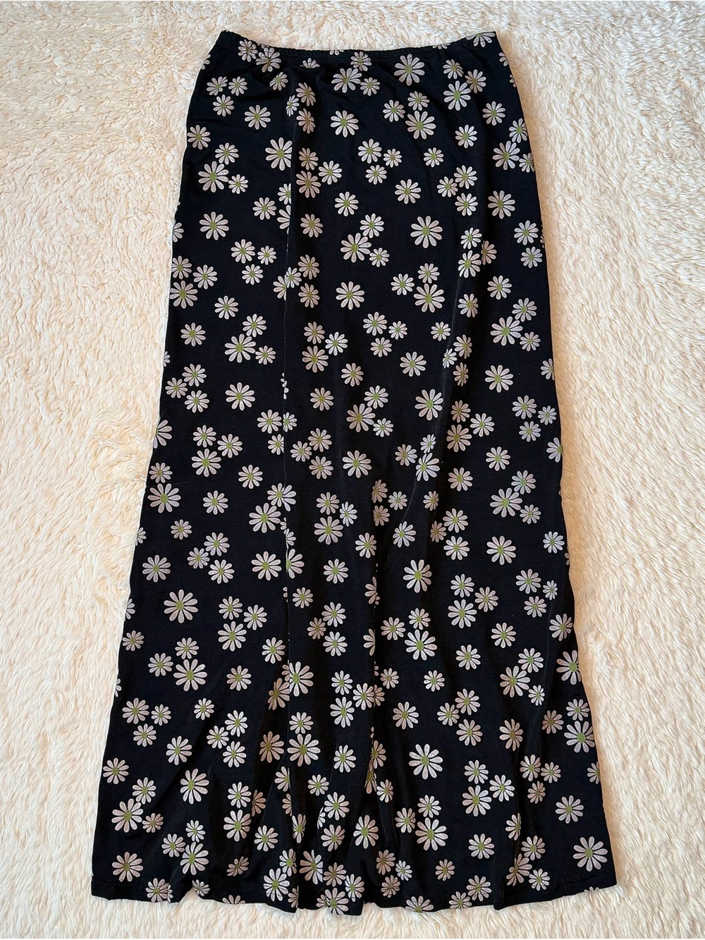 Y2K Vintage 90’s MGR Daisy Floral Maxi Skirt Skater Boho Grunge Fairycore XS-M - Picture 6 of 11